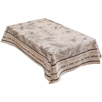 Pravokutni vodootporni stolnjak – 50/50 poliester-pamuk mješavina, kućna upotreba, američki stil, lagani luksuzni stolnjak za dnevni boravak, spavaću sobu i blagovaonu