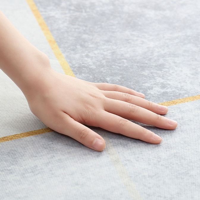 Față de masă pentru jocul Guandan, din velur cristal, formă pătrată, stil minimalist, modele: uni/print/geometric