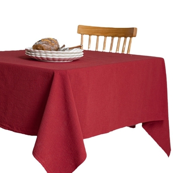 Gao Pai față de masă din bumbac 100%, dreptunghiulară, monocromă, stil modern simplu