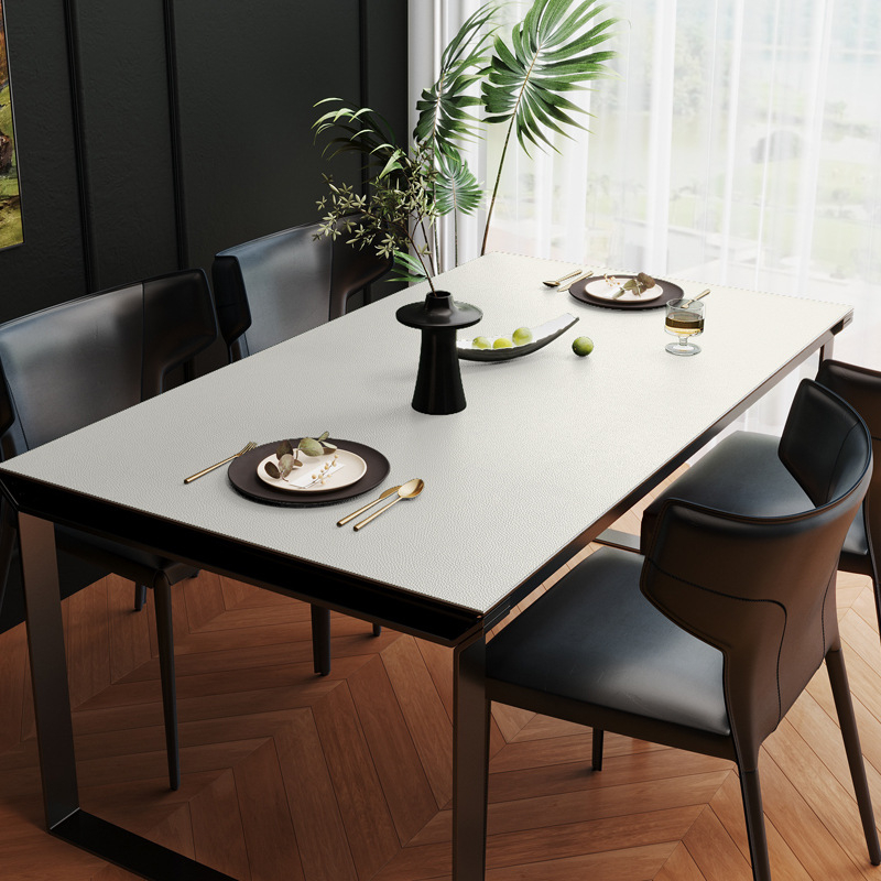 Kožna podloga za stol - pravokutna, vodootporna, otporna na ulje, protuklizna