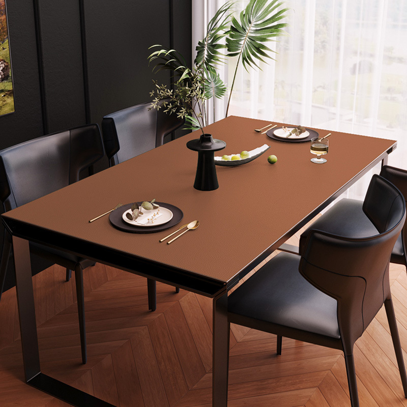 Kožna podloga za stol - pravokutna, vodootporna, otporna na ulje, protuklizna