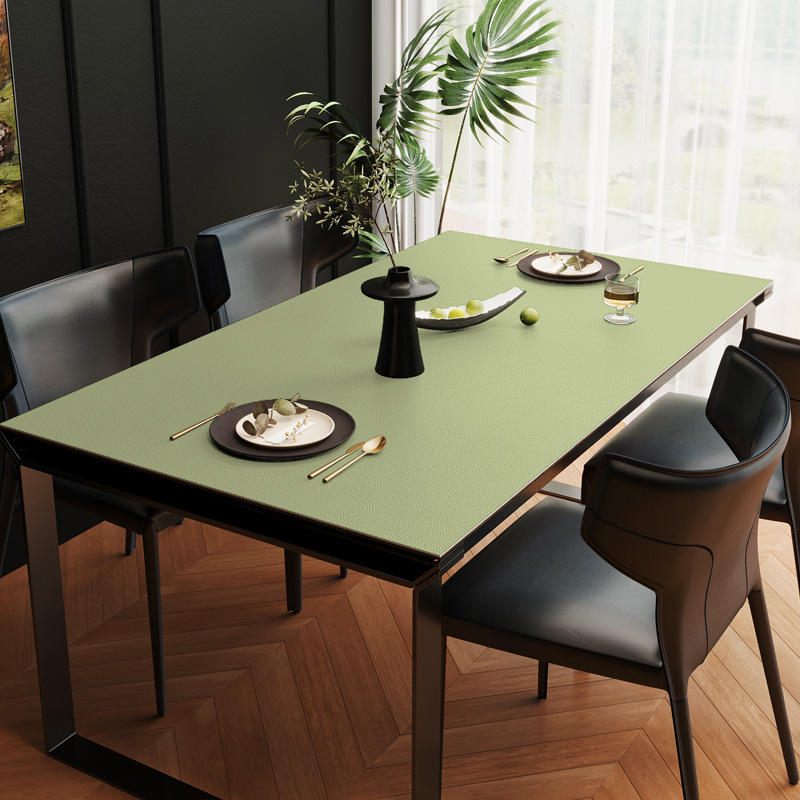 Kožna podloga za stol - pravokutna, vodootporna, otporna na ulje, protuklizna