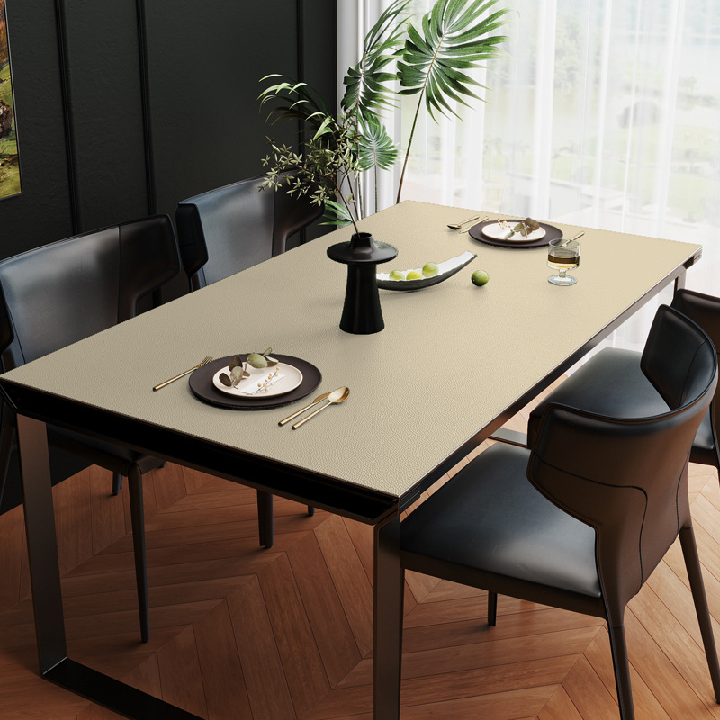 Kožna podloga za stol - pravokutna, vodootporna, otporna na ulje, protuklizna