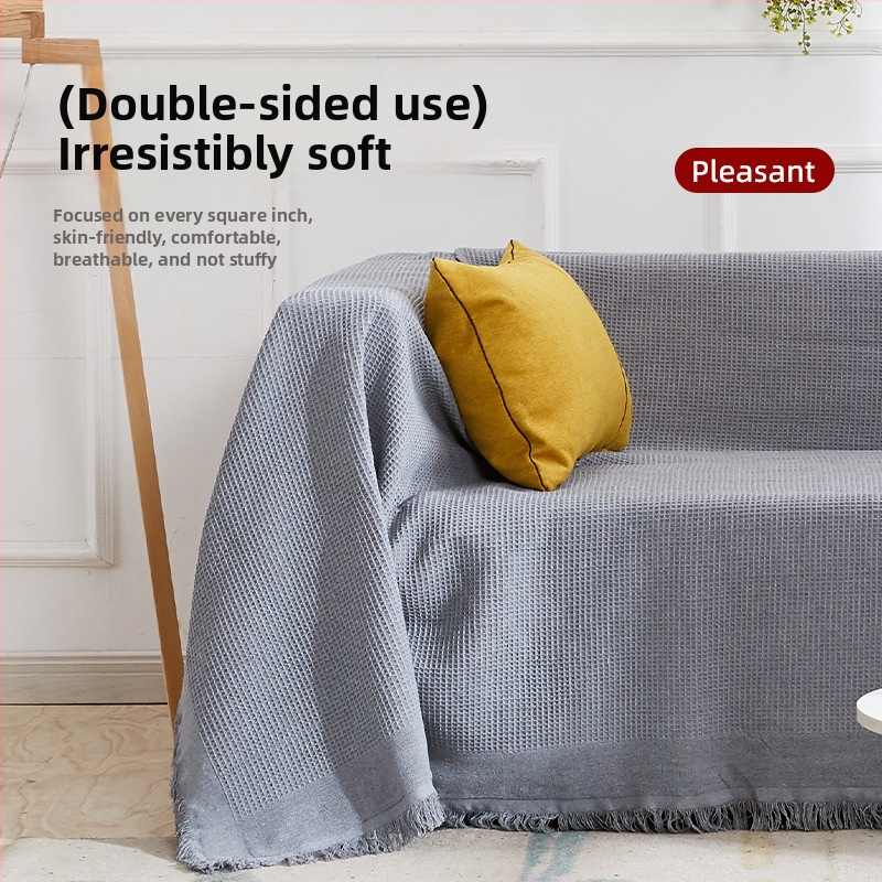 Poťah na pohovku z polyesteru, pruhovaný vzor, jednoduchý štýl