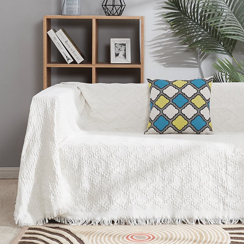 Κάλυμμα καναπέ από πολυεστέρα, ριγέ σχέδιο, απλό στυλ