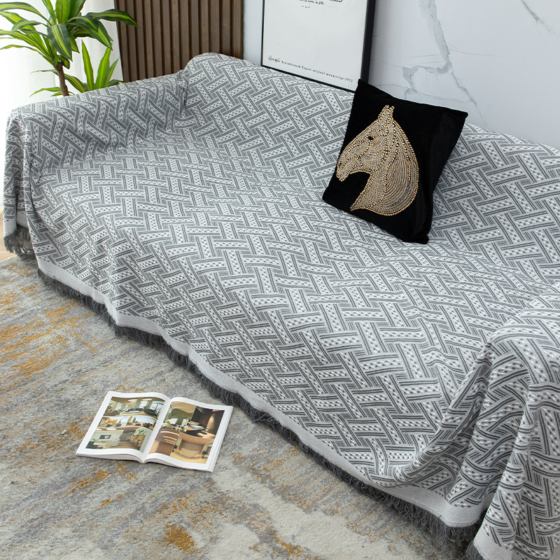 Κάλυμμα καναπέ από πολυεστέρα, ριγέ σχέδιο, απλό στυλ