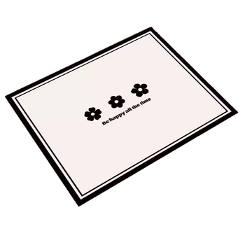 Față de masă pentru noptieră pătrată – PVC, stil lux discret, model geometric, impermeabil, antiderapant, rezistent la uzură