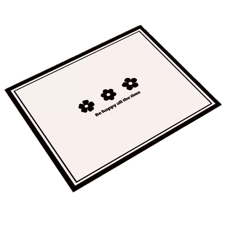 Față de masă pentru noptieră pătrată – PVC, stil lux discret, model geometric, impermeabil, antiderapant, rezistent la uzură