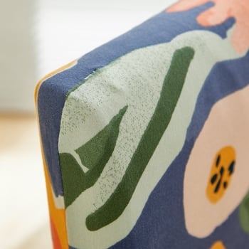 Navlaka za stolicu od poliestera, pravokutnog oblika, protuklizna, otporna na habanje i prašinu, moderan minimalistički stil, Flower Hometown.