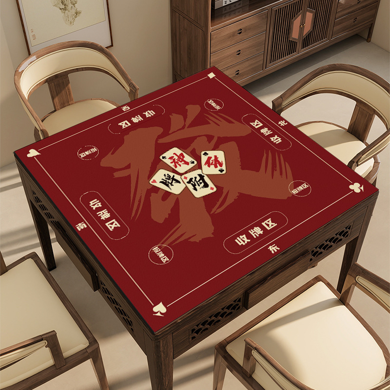 Krištalno baršunasta podloga za stol Mahjong, šah i karte – tiha, otporna na mrlje i habanje, protuklizna, za kućnu i poslovnu uporabu