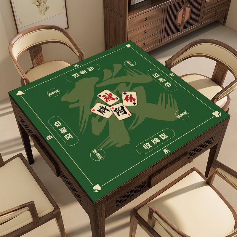 Krištalno baršunasta podloga za stol Mahjong, šah i karte – tiha, otporna na mrlje i habanje, protuklizna, za kućnu i poslovnu uporabu