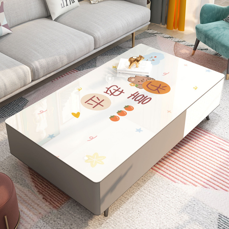 PVC stolnjak za stol, pravokutnog oblika, vodootporan i otporan na masnoće, moderni minimalistički stil, crtani motiv, Tilis