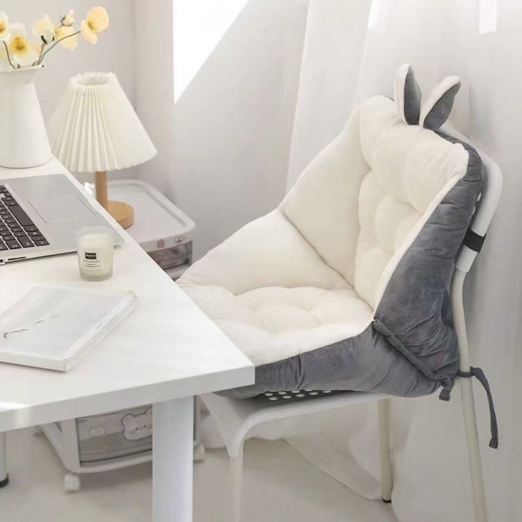 Μαξιλάρι γραφείου με ενσωματωμένη πλάτη και μαξιλάρι μέσης (βελούδινο ύφασμα; σχέδιο καρτούν; μινιμαλιστικό στυλ; καθολική εφαρμογή)