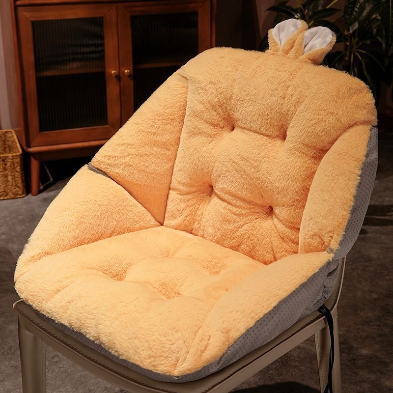 Μαξιλάρι γραφείου με ενσωματωμένη πλάτη και μαξιλάρι μέσης (βελούδινο ύφασμα; σχέδιο καρτούν; μινιμαλιστικό στυλ; καθολική εφαρμογή)