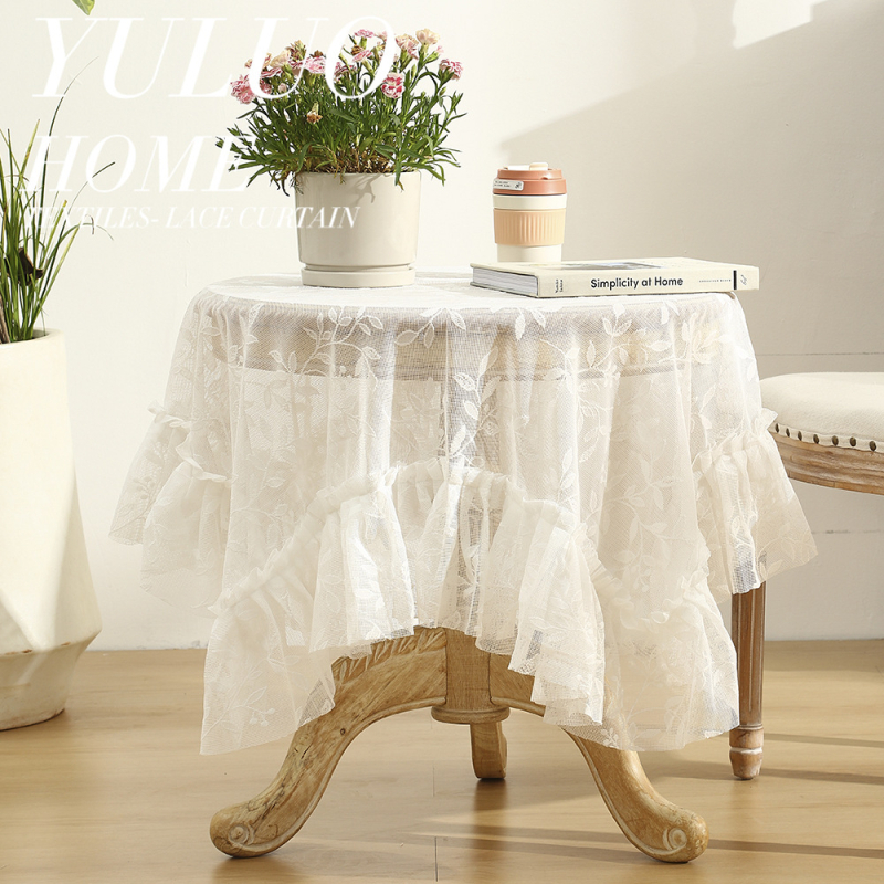 Față de masă, Yuro, stil francez, model floral, poliester