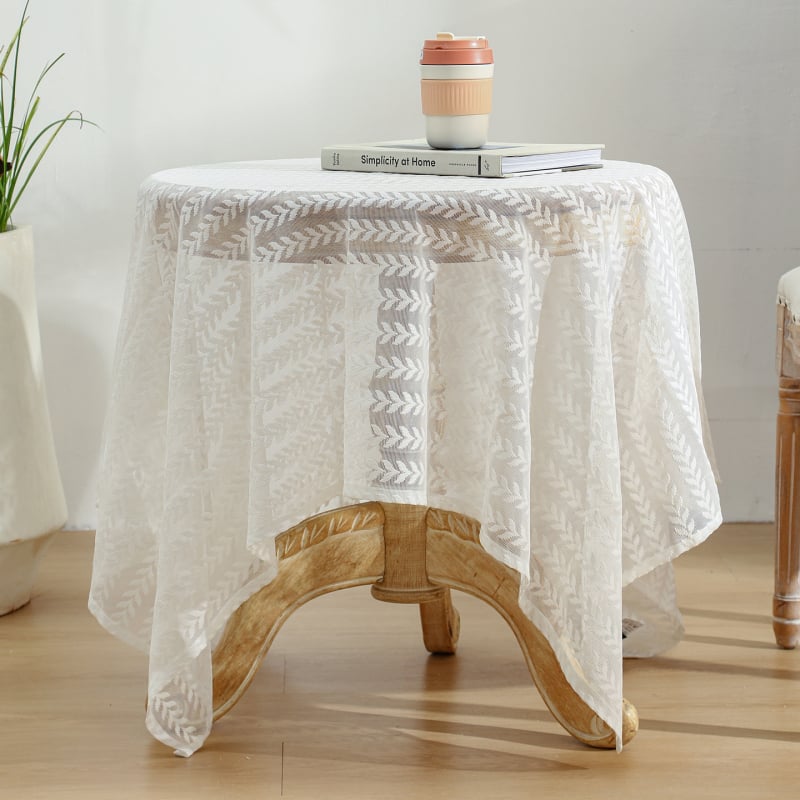 Față de masă, Yuro, stil francez, model floral, poliester