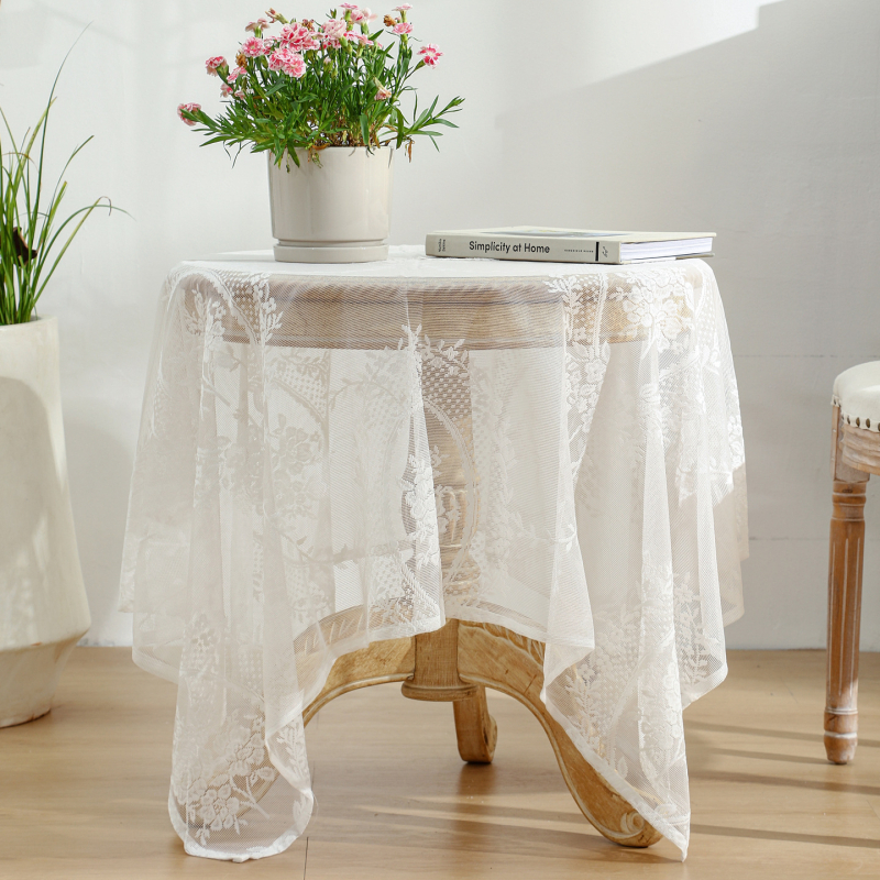 Față de masă, Yuro, stil francez, model floral, poliester