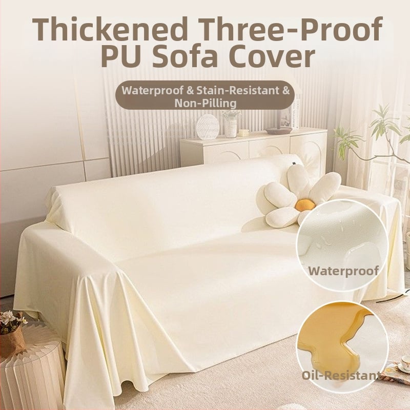 Chránič pohovky pre domáce zvieratá – nepremokavý, proti moču, protiskluzový, vzhľad koženky, pre rohové pohovky