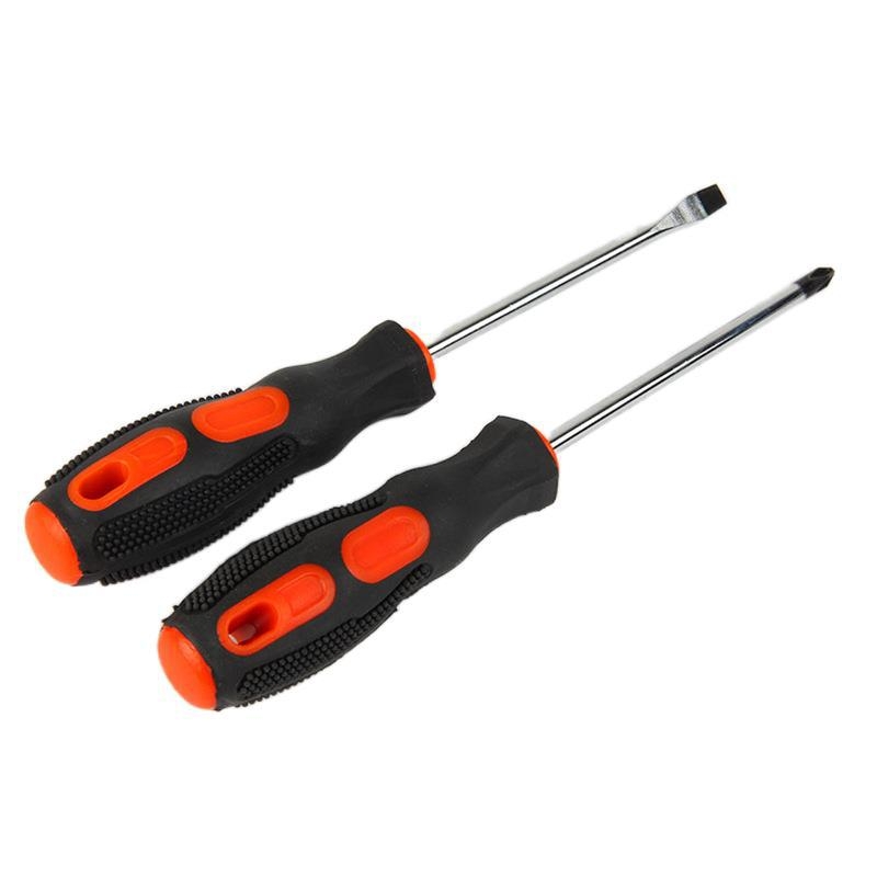 Многофункционална ергономична отвертка с кръстосана глава и магнитен връх, изолирана, от 45# стомана; за винтове 3–8 мм