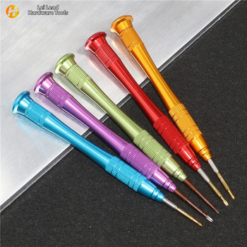 Sada ručných skrutkovačov z hliníkovej zliatiny s magnetickými bitmi zo S2 ocele, krížové a Torx hlavy (T2, T5, T6)