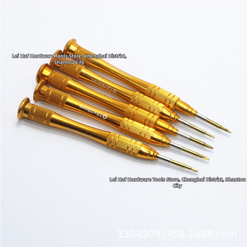 Sada ručných skrutkovačov z hliníkovej zliatiny s magnetickými bitmi zo S2 ocele, krížové a Torx hlavy (T2, T5, T6)