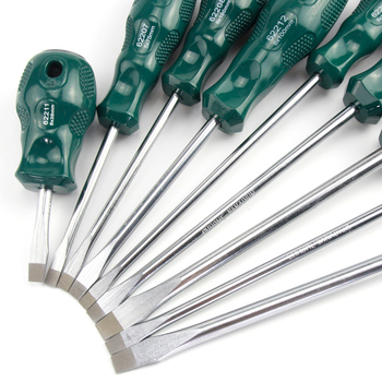 SATA Shida σειρά Α κατσαβίδι με επίπεδη κεφαλή, μαγνητική πλαστική λαβή, Cr_V ατσάλι