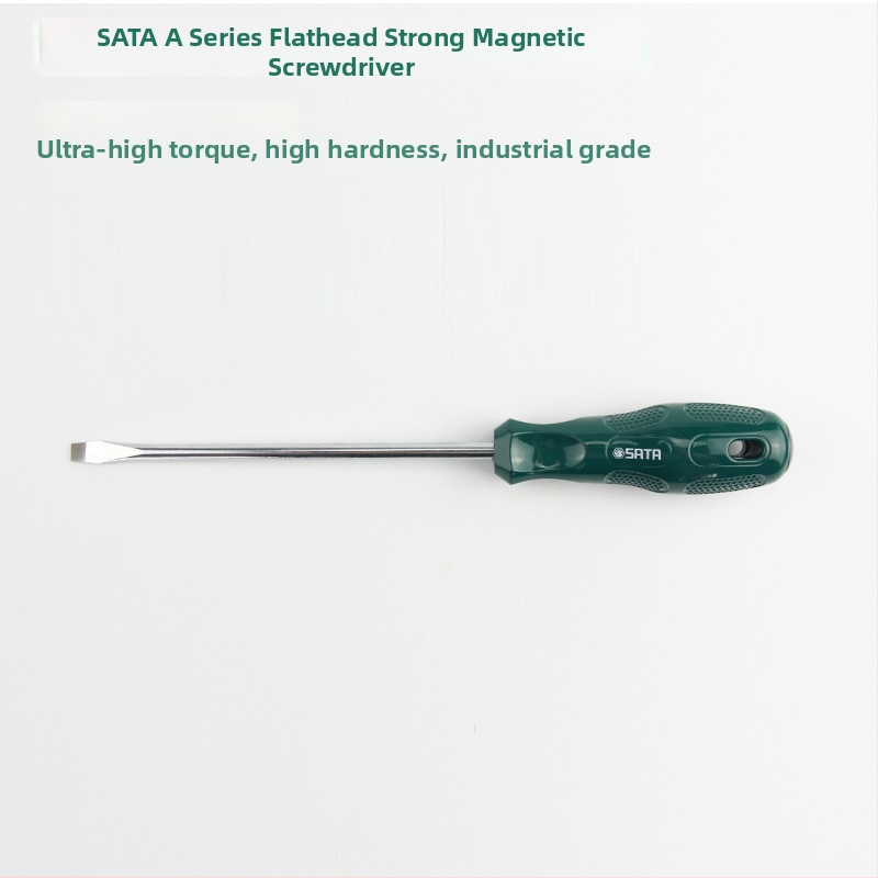 SATA Shida σειρά Α κατσαβίδι με επίπεδη κεφαλή, μαγνητική πλαστική λαβή, Cr_V ατσάλι