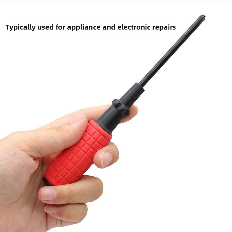 Magnetický skrutkovač s rukoväťou granátového tvaru, plochá a Phillips hlava, karbónová oceľ, 43 g – QST EXPRESS