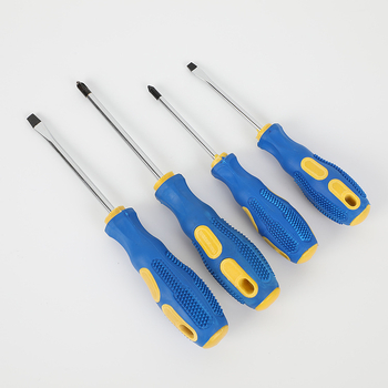 Hengda κατσαβίδι με διπλό κεφάλι – επίπεδη και σταυρή κεφαλή, πολυλειτουργικό χειροκίνητο εργαλείο, μόνωση, μαγνητικό, λαβή PP+PVC, χάλυβας άνθρακα