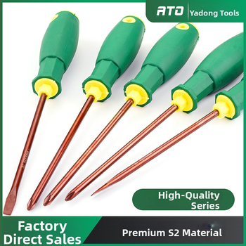 Kombinovaný skrutkovač s plochou a krížovou hlavou, magnetický, S2 oceľ, neizolovaný, hmotnosť 100–150 g