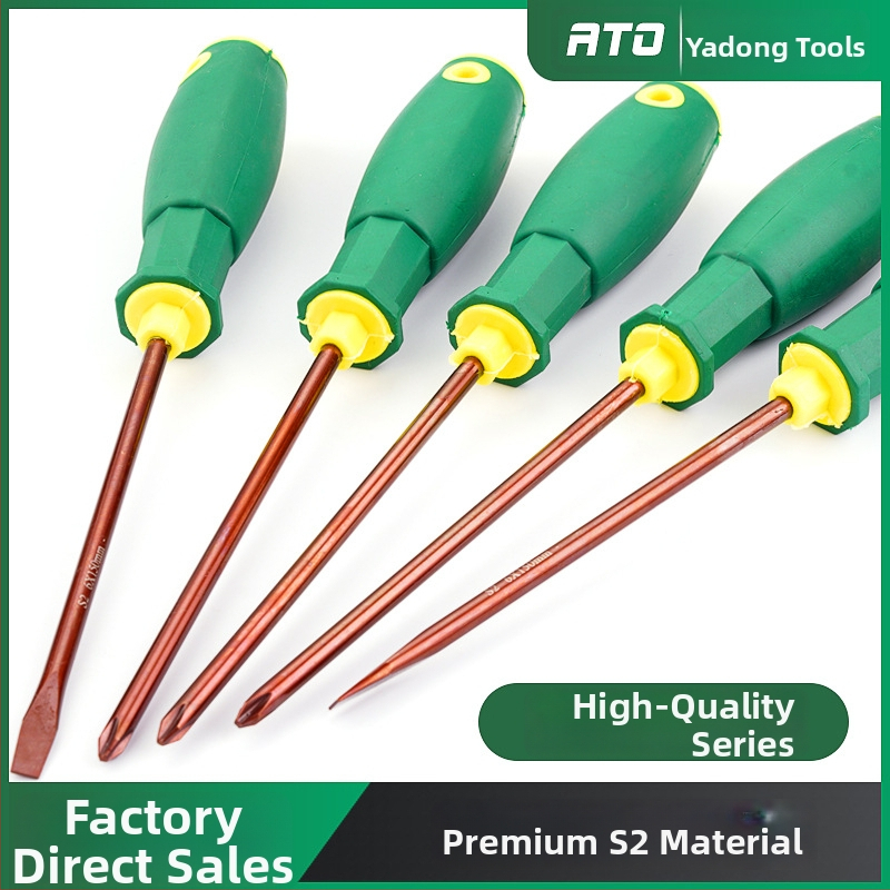 Kombinovaný skrutkovač s plochou a krížovou hlavou, magnetický, S2 oceľ, neizolovaný, hmotnosť 100–150 g