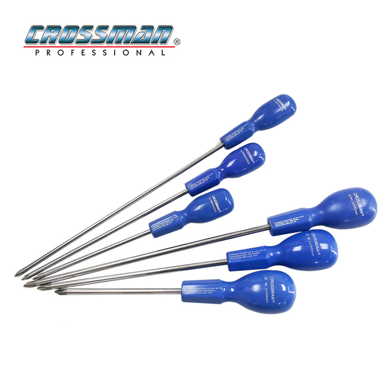 Crossman Phillips odvijač Cr-V čelika, magnetiziran i izoliran, promjer osi 4–6 mm, težina 0.3–1
