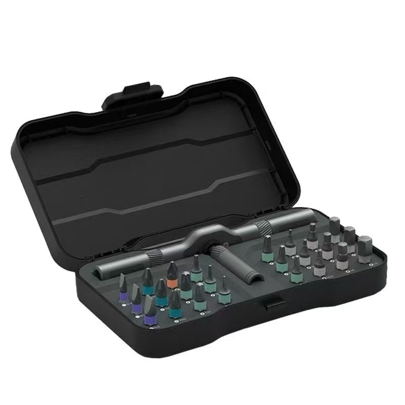 Csavarhúzó készlet 24-in-1 – mágneses, S2 ötvözetű acél bitek, 100 N·m nyomaték, Jinyang hardware, termékkód 333