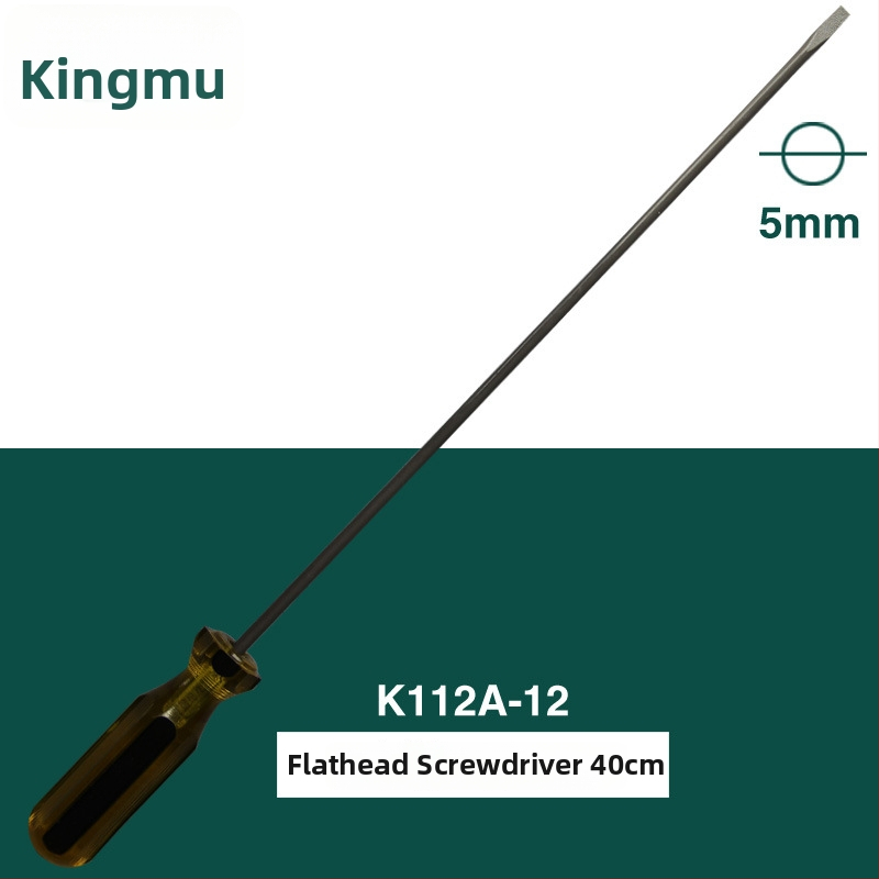 Jingmu K112 plochý skrutkovač, Cr-V oceľ, izolovaný a magnetický, hmotnosť 150 g