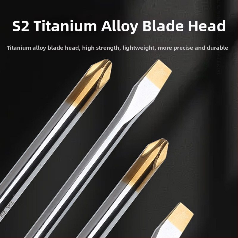 Sada skrutkovačov Fusong – izolované, magnetické, chróm-vanádová oceľ Cr_V, plochá hlava