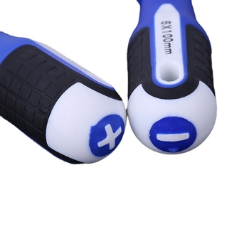 Philips mágneses csavarhúzó, króm-vanádium acélból, virág alakú fej, 5 mm tengelyátmérő, PP+TPR markolat