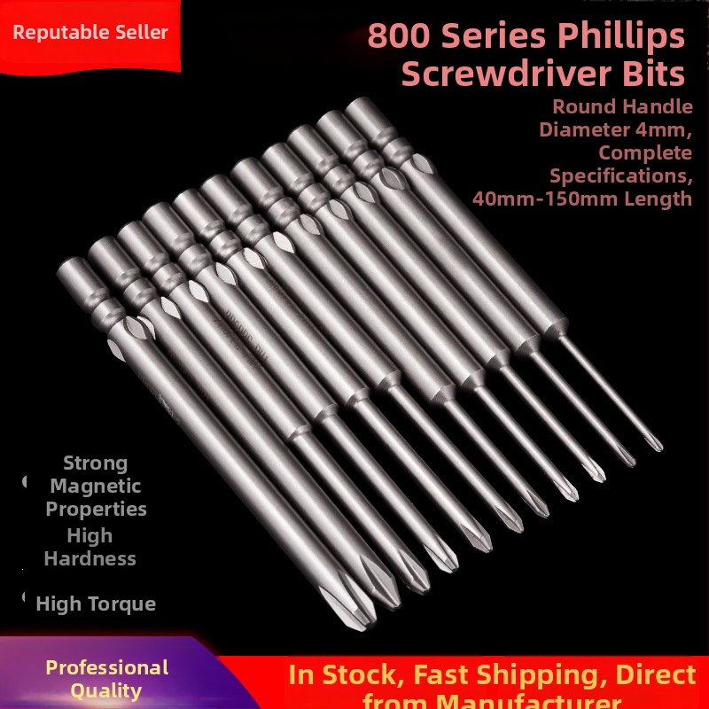 Magnetický Phillips PH0 bit pre elektrickú skrutkovačku, 4 mm hriadeľ
