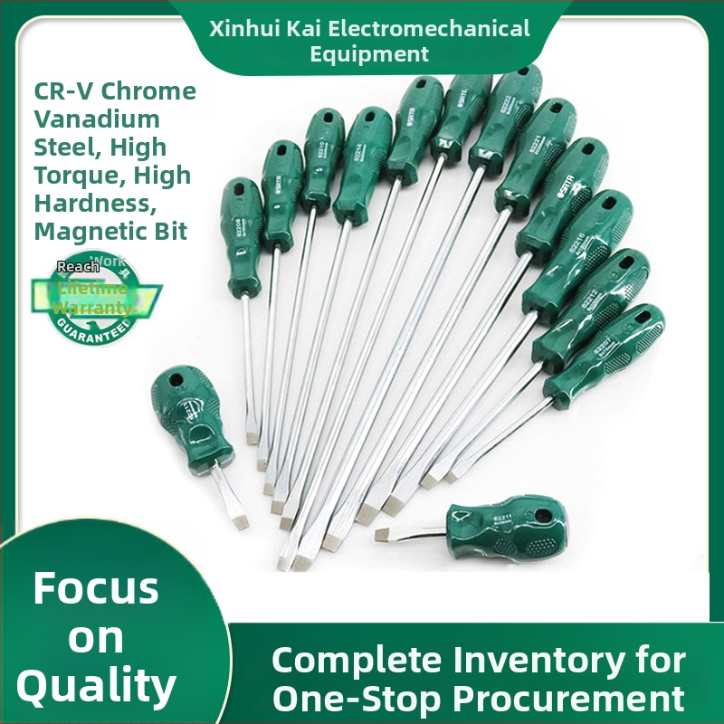 Sada skrutkovačov Shida: Phillips a ploché hlavy, z nikl-chrómovej ocele, nie izolované, nie magnetické