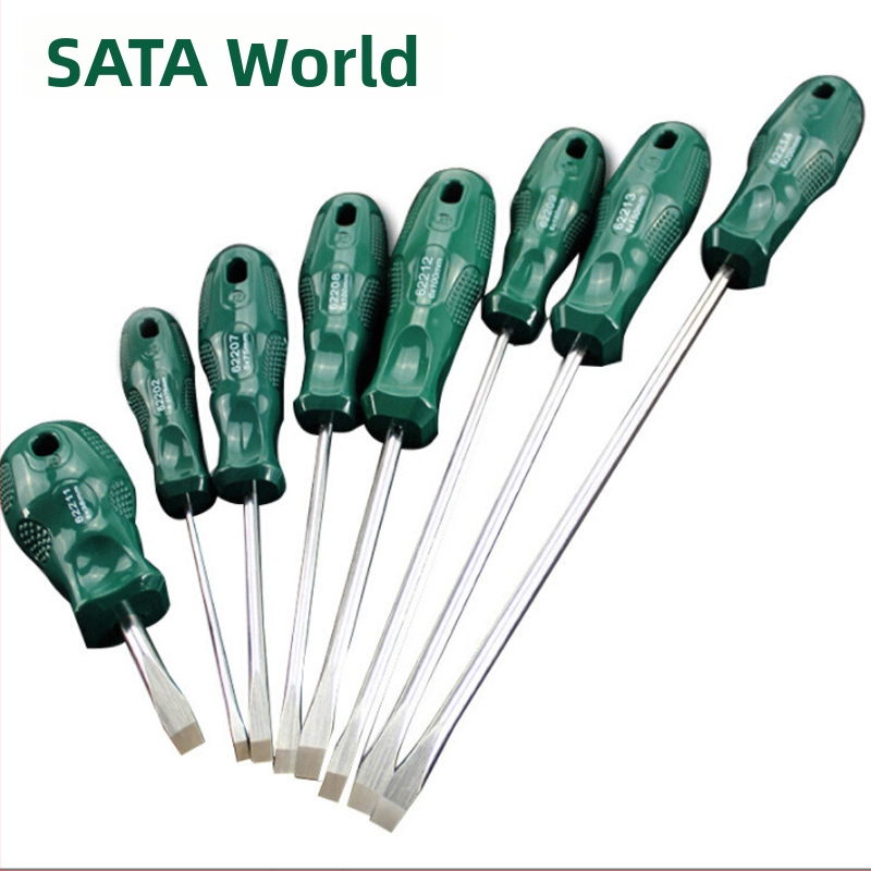 Sada skrutkovačov Shida: Phillips a ploché hlavy, z nikl-chrómovej ocele, nie izolované, nie magnetické