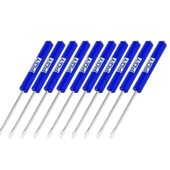 Meric κατσαβίδι-στυλό από ατσάλι με άνθρακα, λαβή ABS, εναλλάξιμες κεφαλές, εργαλείο δύο σε ένα σε στυλό