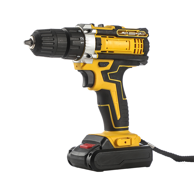 Ručna električna bušilica s litijskom baterijom, pištolna ručka, čeljust, za bušenje, zavrtanje i odvijanje, drvo do 20 mm, čelik do 12 mm