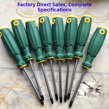 Magnetický skrutkovač s plochým, krížovým a Torx hrotom, z chrom-vanádovej ocele, mäkká gumová rukoväť