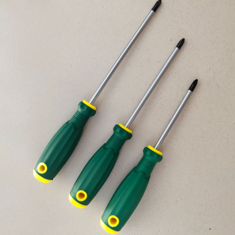 Mágneses csavarhúzó lapos, Phillips és Torx tipussal, króm-vanádium acélból, puha gumírozott markolattal