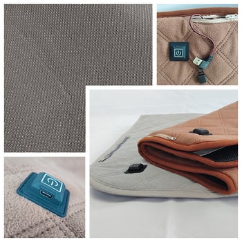 Трансгранична отопляема възглавница за седалка, артефакт за отопление на офиса, възглавница за седалка, малко електрическо одеяло, нагревателна подложка за включване в контакта, електрически протектор за матрак