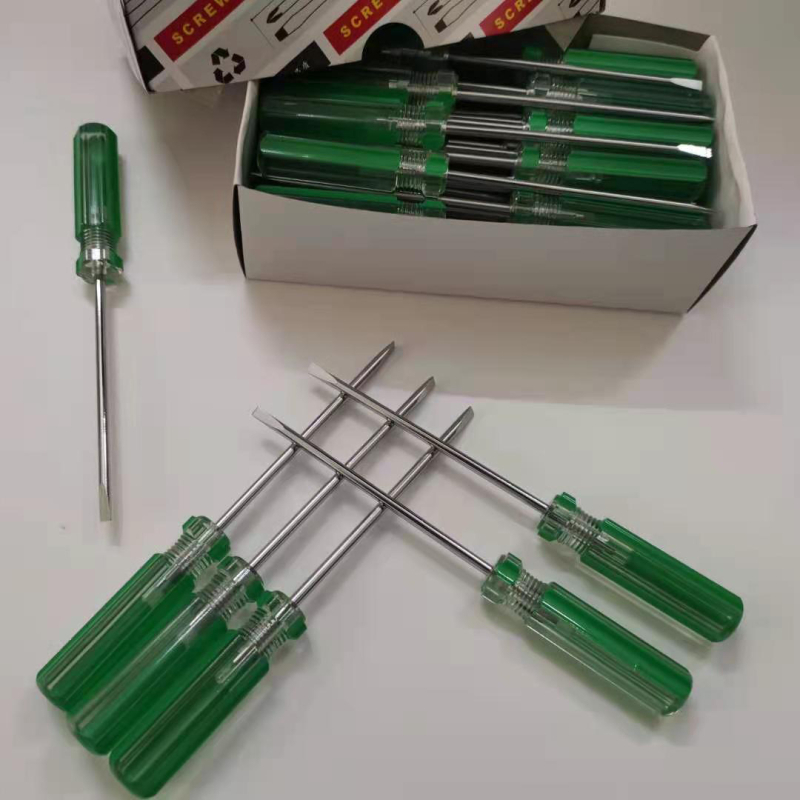 Επίπεδο κατσαβίδι, 3 mm, μήκος 129 mm, χάλυβας CRV χρωμο-βανάντιου, λαβή PVC, χωρίς μόνωση