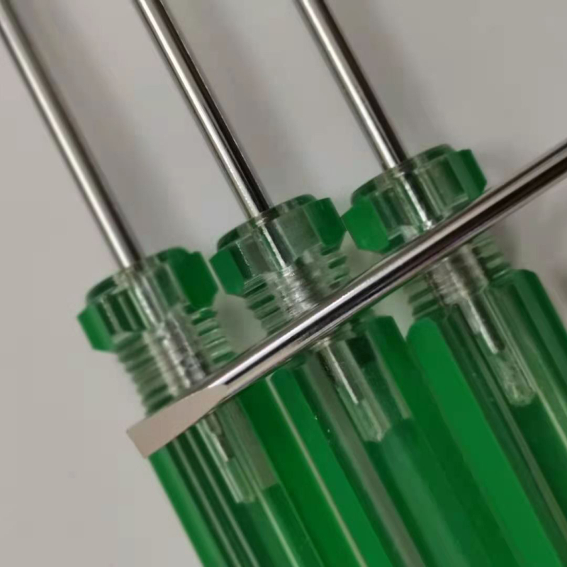 Επίπεδο κατσαβίδι, 3 mm, μήκος 129 mm, χάλυβας CRV χρωμο-βανάντιου, λαβή PVC, χωρίς μόνωση