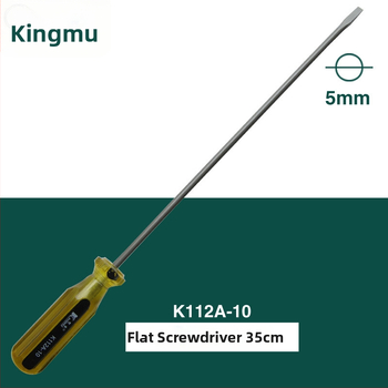 Kyomu K112A skrutkovač na opravy, plochá hlava, izolovaný a magnetický, chróm-vanádium oceľ, rukoväť z živice