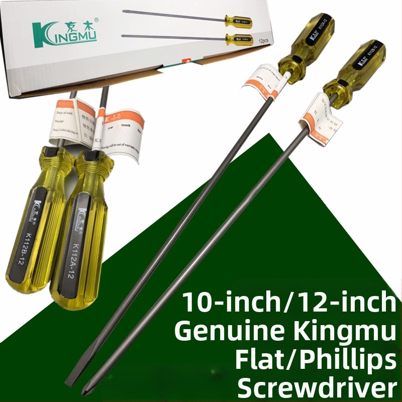 Kyomu K112A skrutkovač na opravy, plochá hlava, izolovaný a magnetický, chróm-vanádium oceľ, rukoväť z živice