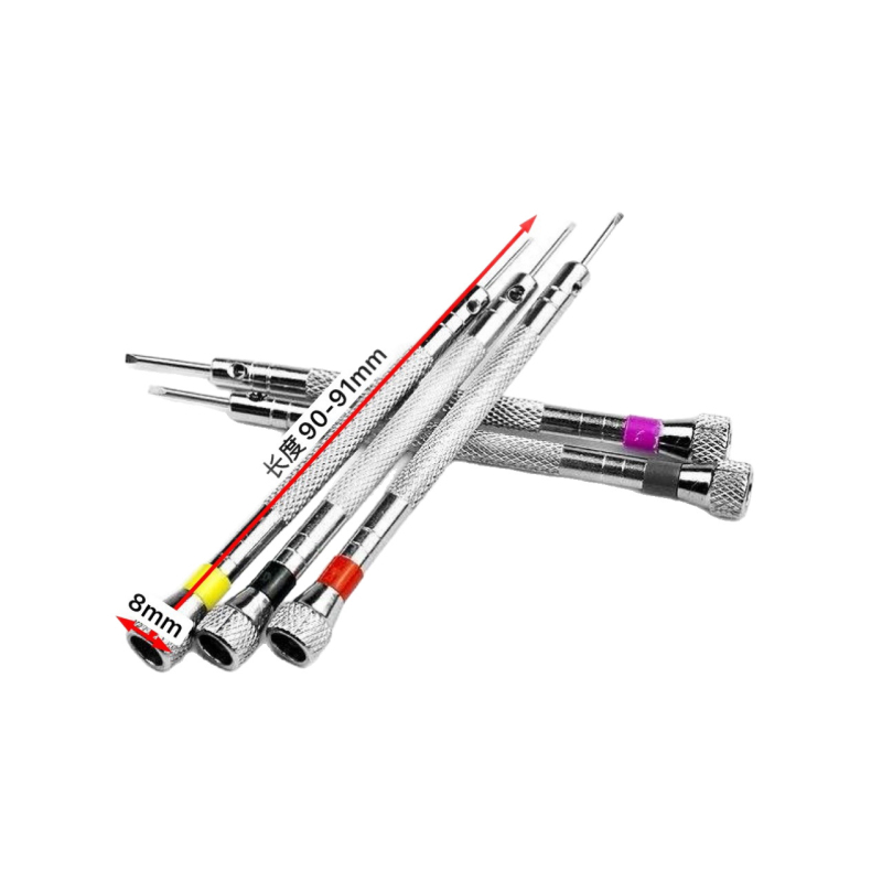 Fenghui 5-djelni mini odvijač set za demontažu satova, mobitela i prijenosnih računala, nemagnetičan, neizoliran, od karbonske čelika