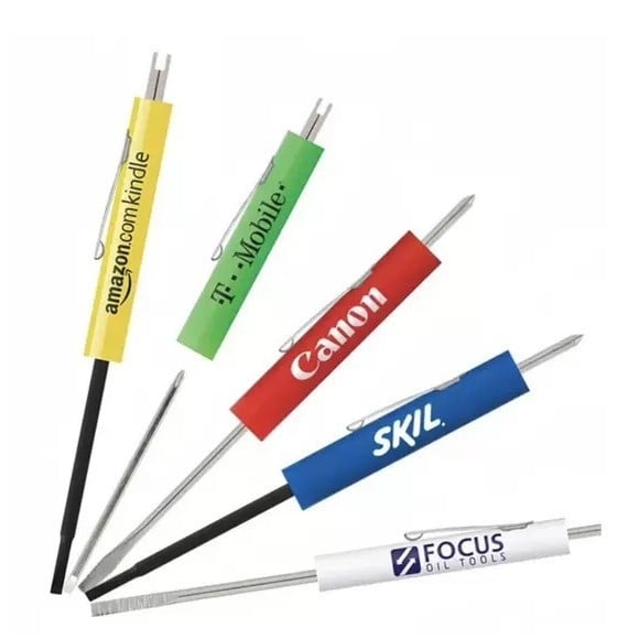 Mini skrutkovač na presné práce, dvojhlavý, pero štýl, z uhlíkovej ocele